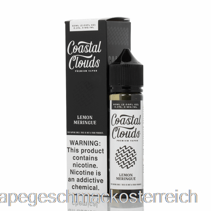 Zitronenbaiser – Coastal Clouds Co. - 60 Ml 0 Mg Vape-Geschmack